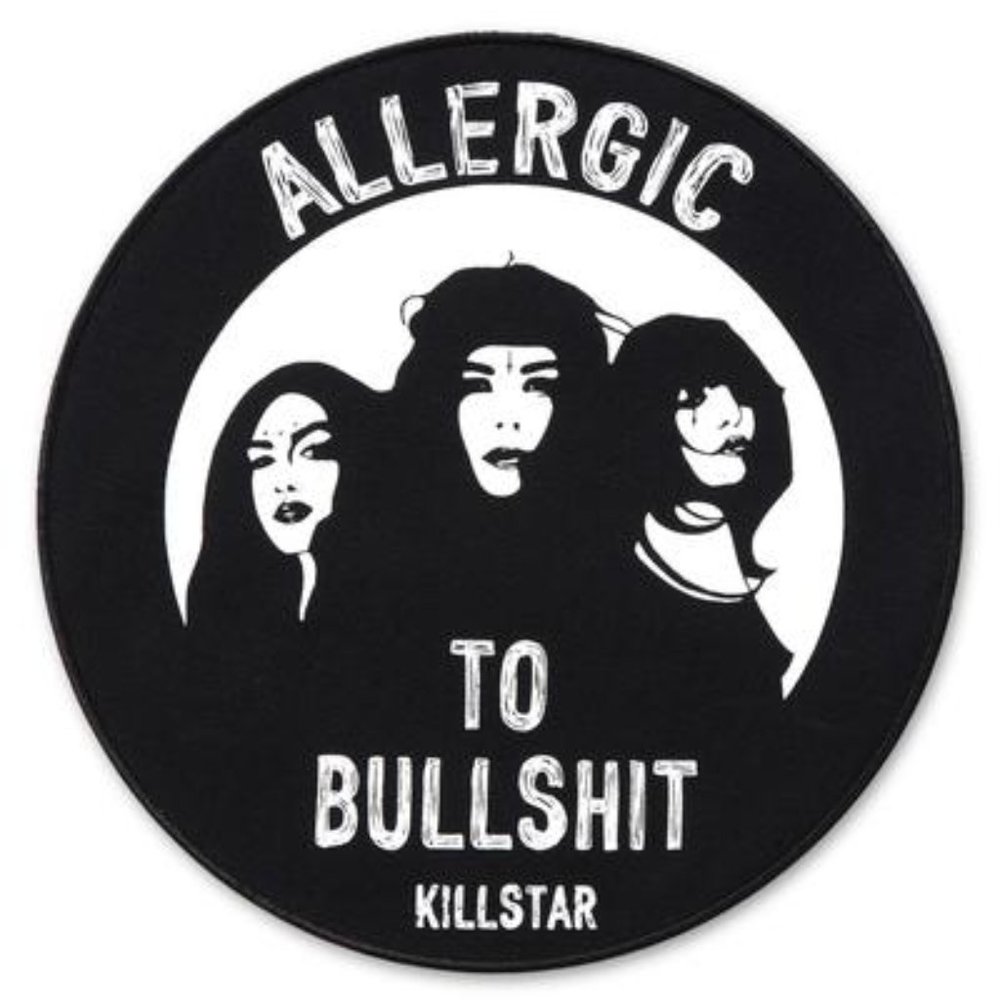 Allergic To Bullshit Back Patch
